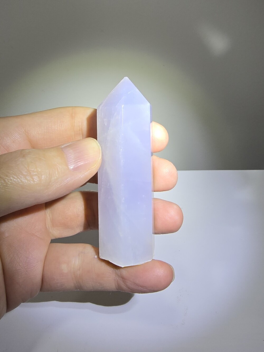 Blue Chalcedony Crystal Tower